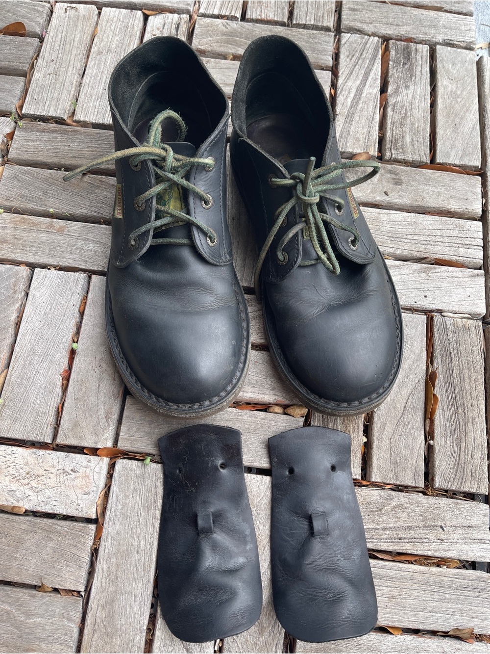 Custom Jim Green Vellie Size 8 kiltie, laces, anvil sole
